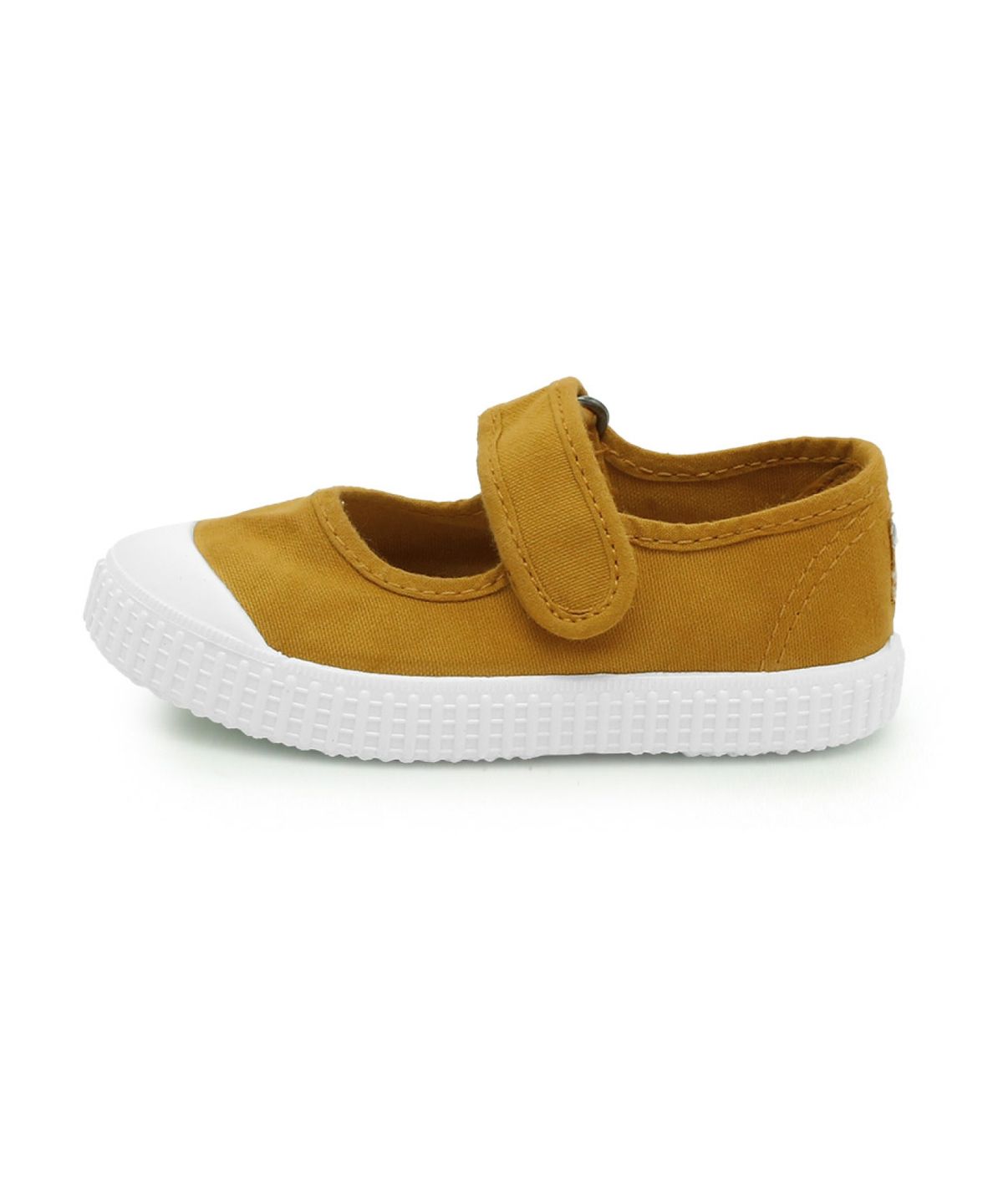 빅토리아슈즈 키즈(VICTORIA SHOES KIDS) 아동 메르세데스 틴타다 코튼 스트랩 스니커즈 (136605-MOSTAZA)