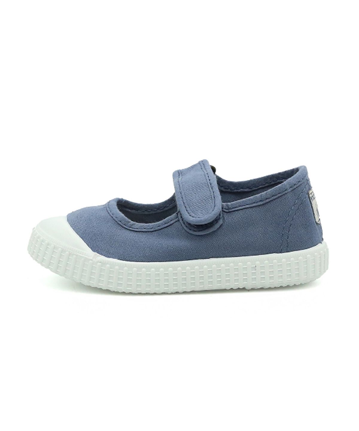 빅토리아슈즈 키즈(VICTORIA SHOES KIDS) 아동 메르세데스 틴타다 코튼 스트랩 스니커즈 (136605-AZUL)
