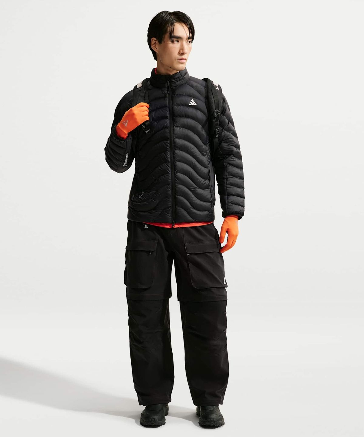 나이키(NIKE) ACG 라바 플로우 써마 핏 ADV 재킷 M - 블랙:서밋 화이트 / IR2339-010