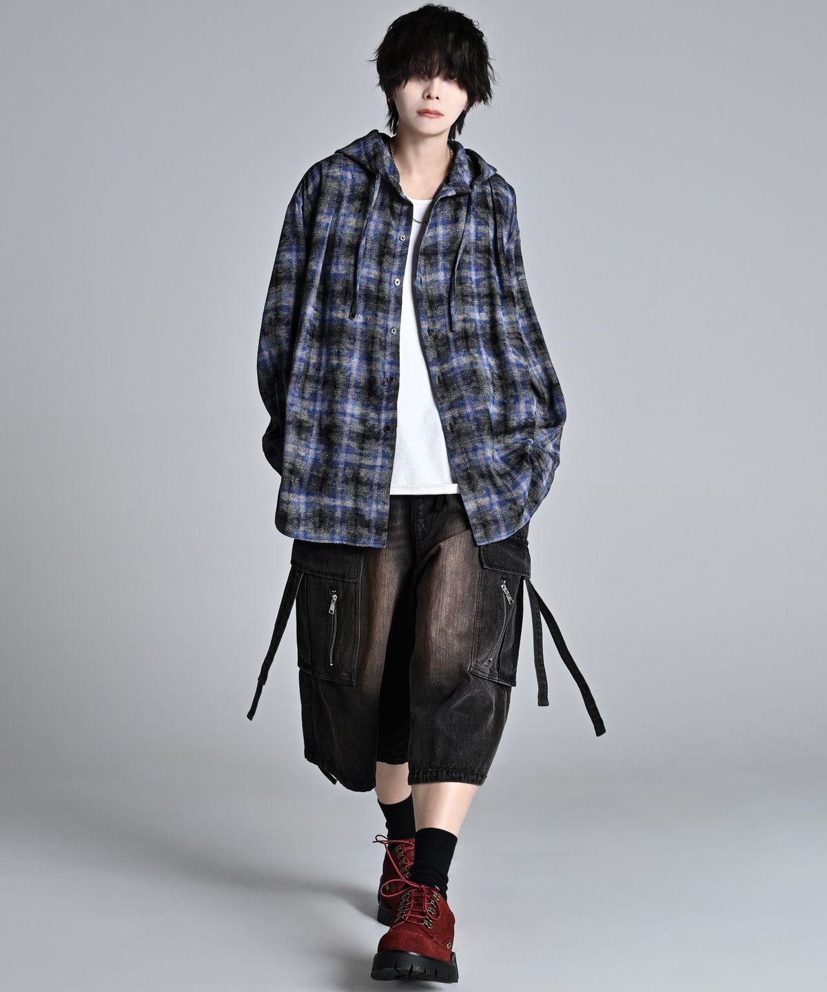 아들러(ADRER) High Sole Brushed Lace-Up Shoes