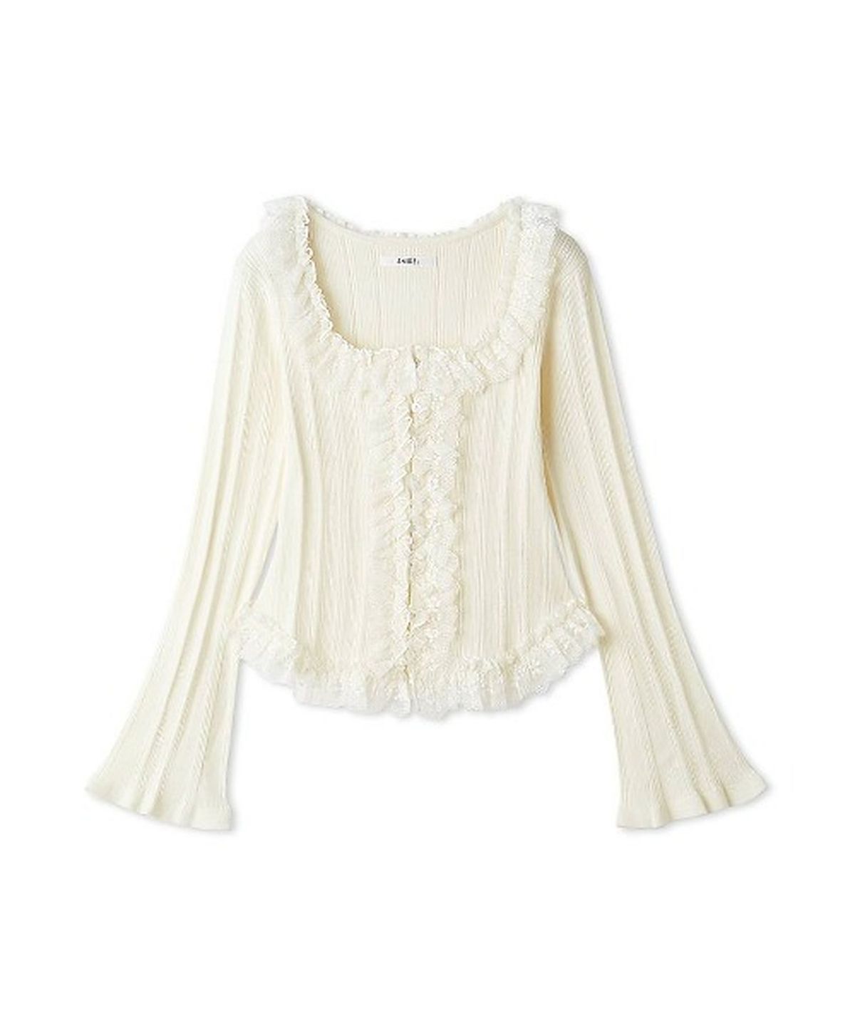 스나이델(SNIDEL) Frill Knit Pullover