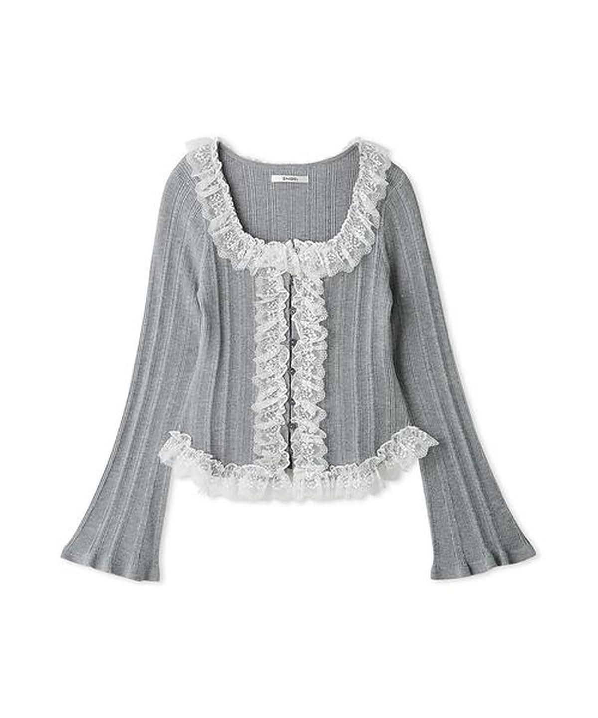 스나이델(SNIDEL) Frill Knit Pullover