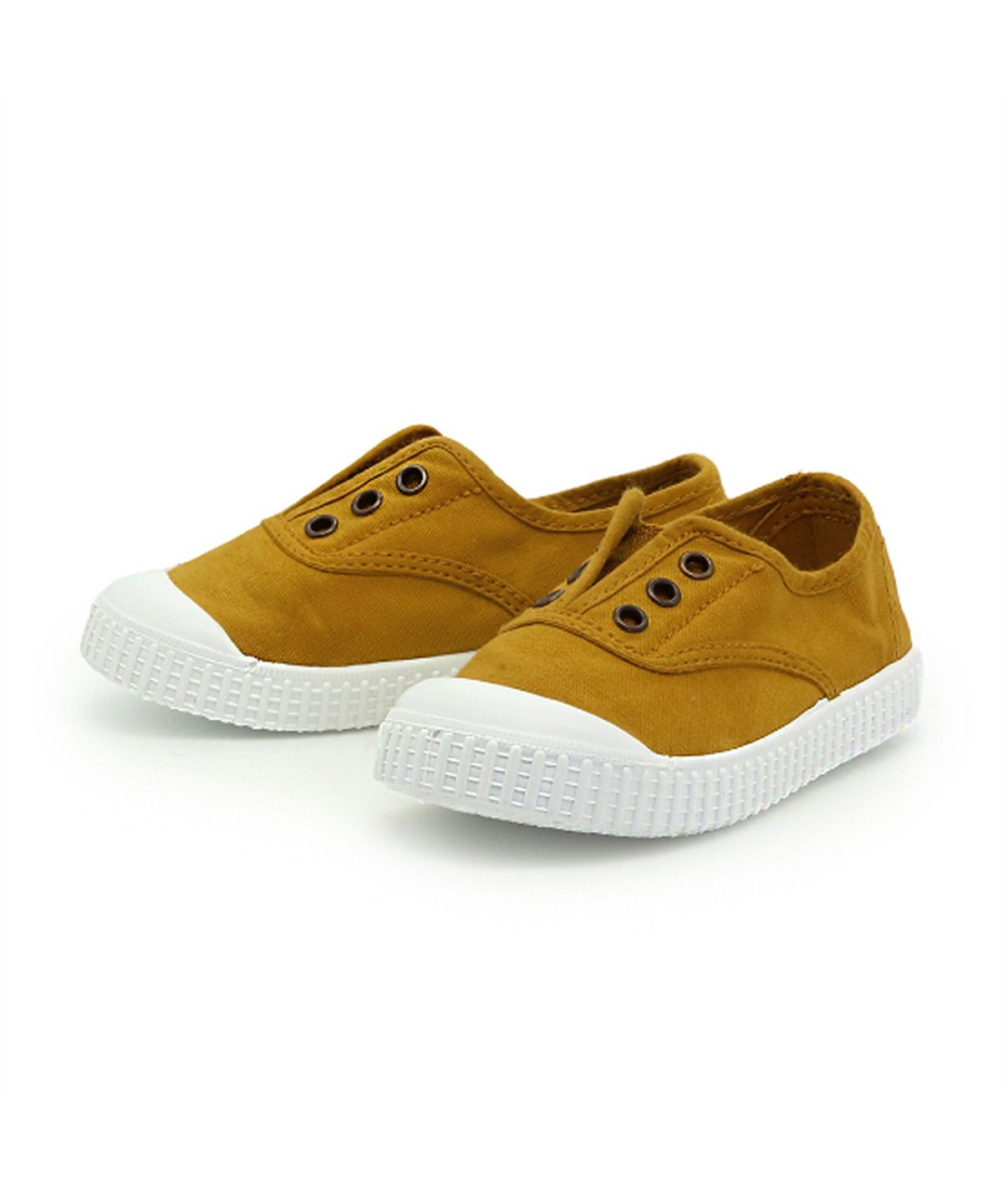 빅토리아슈즈 키즈(VICTORIA SHOES KIDS) 아동 잉글레사 코튼 라바다 스니커즈 (106627-MOSTAZA)