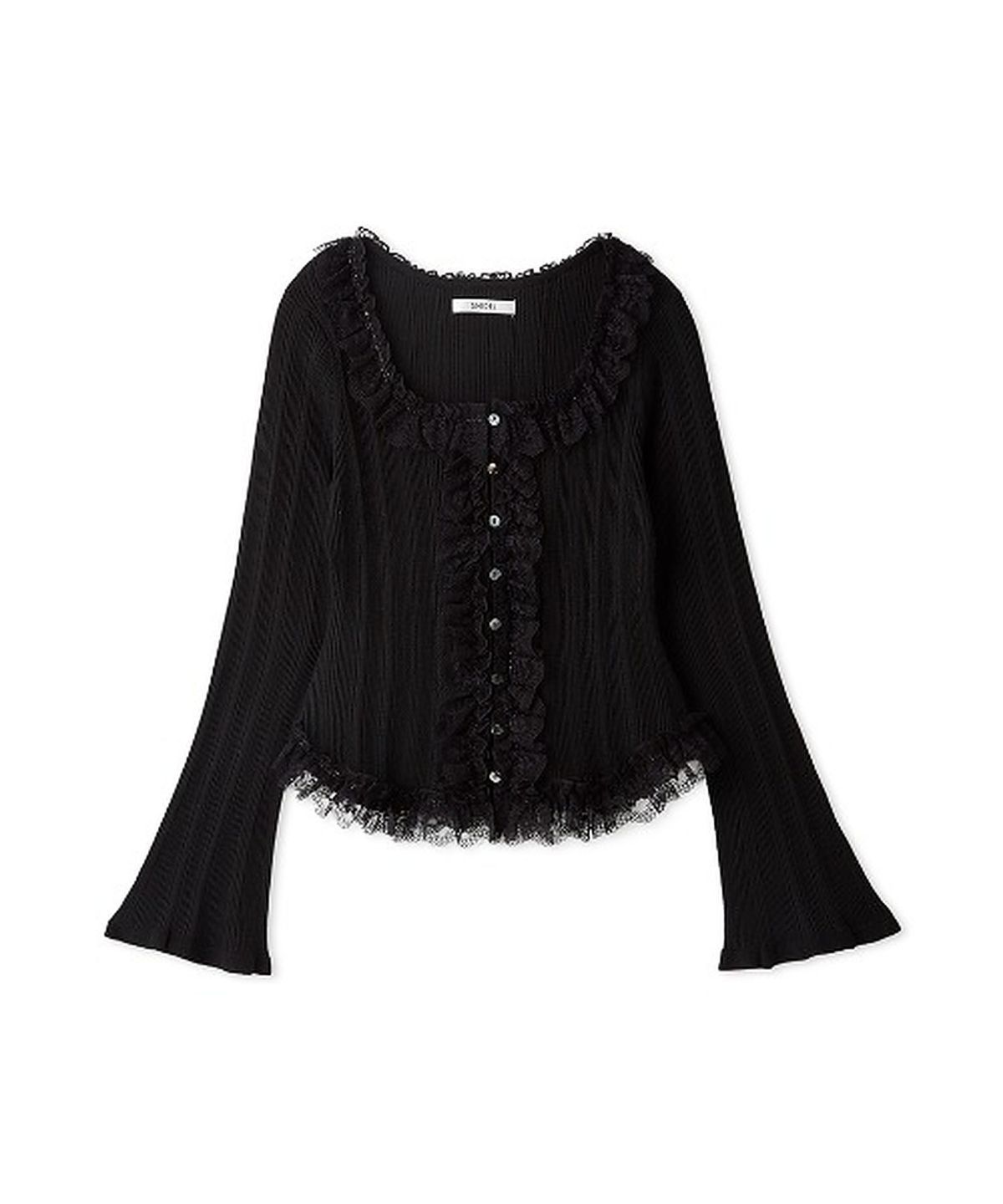 스나이델(SNIDEL) Frill Knit Pullover