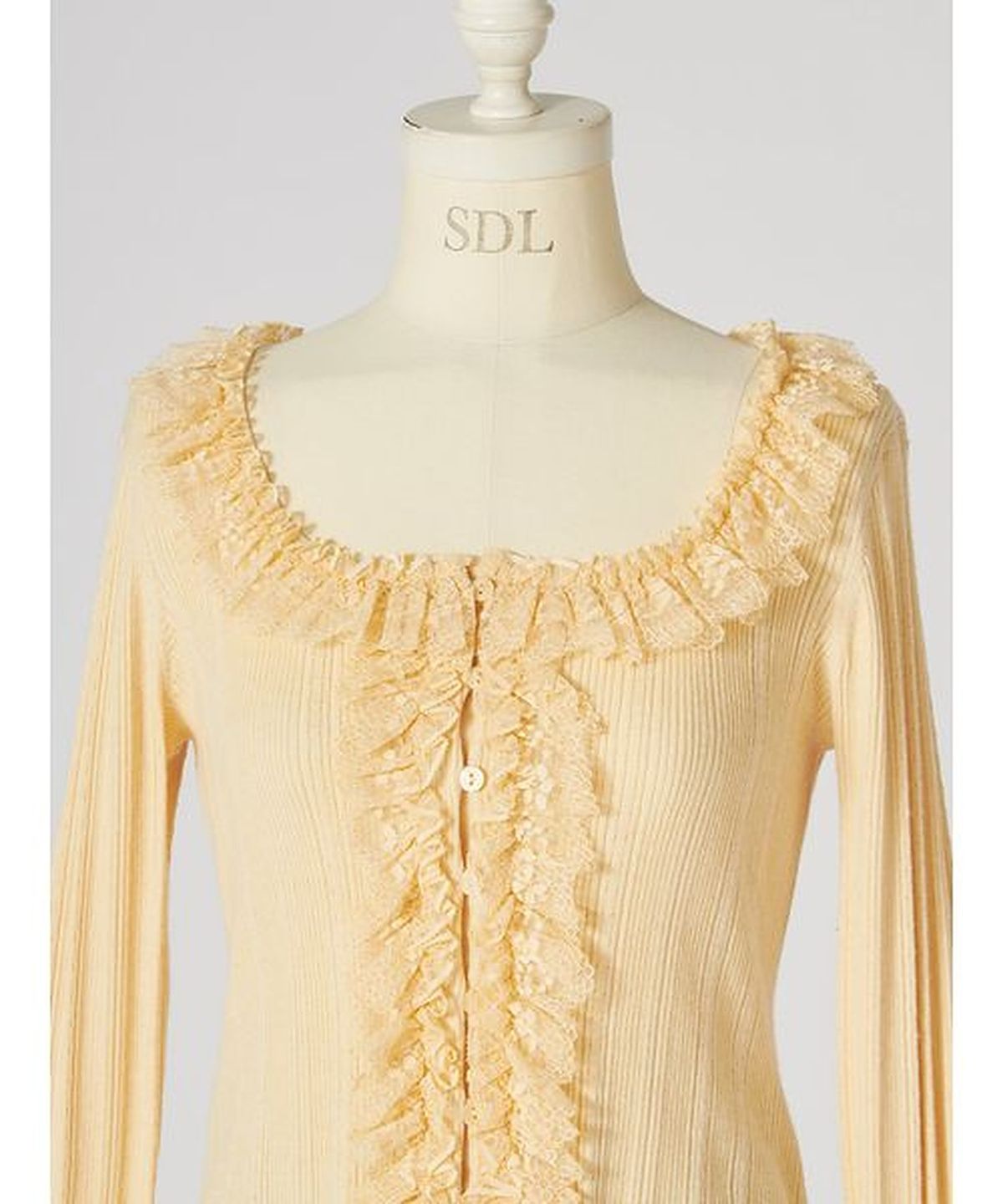 스나이델(SNIDEL) Frill Knit Pullover