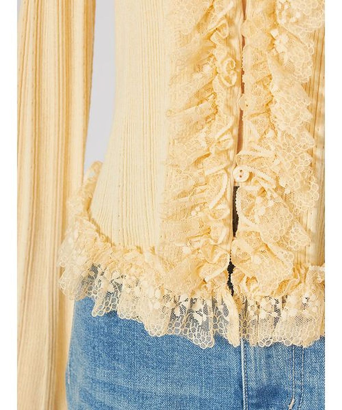 스나이델(SNIDEL) Frill Knit Pullover