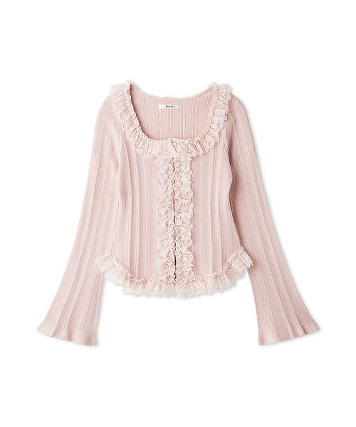 스나이델(SNIDEL) Frill Knit Pullover