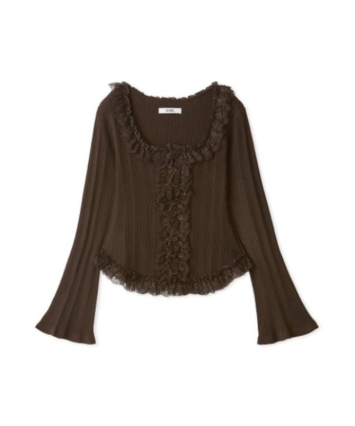 스나이델(SNIDEL) Frill Knit Pullover