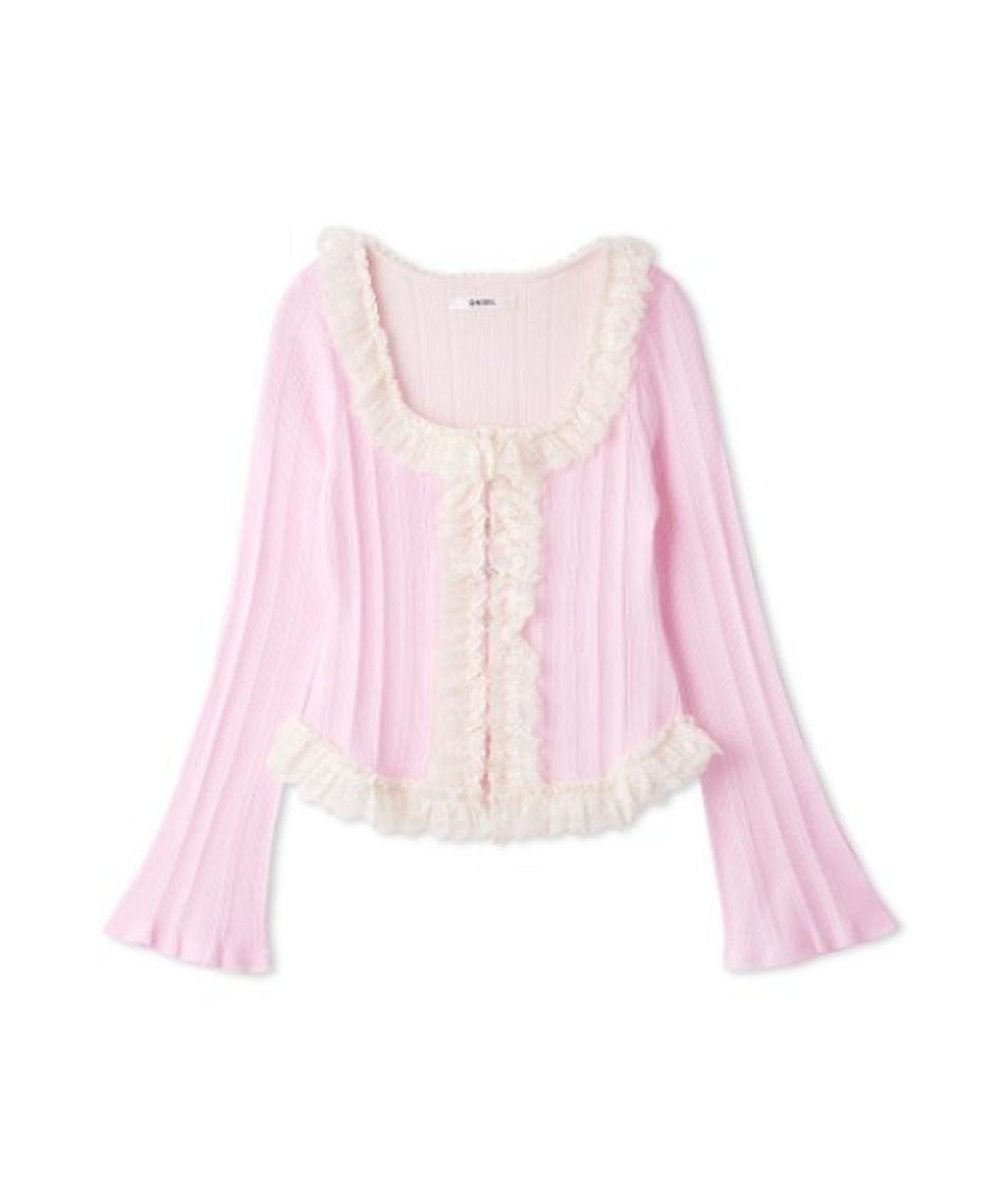 스나이델(SNIDEL) Frill Knit Pullover