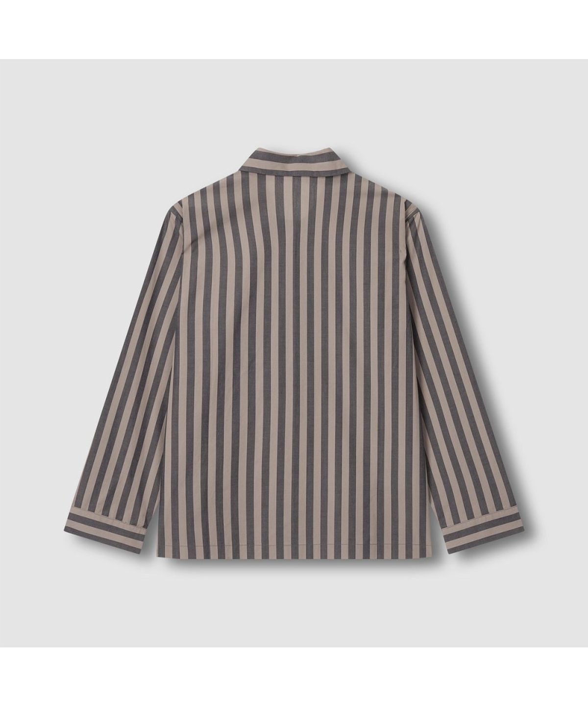자주(JAJU) [공용] 60수 코튼 긴팔 라운지 셔츠 [S~XL]_다크 베이지