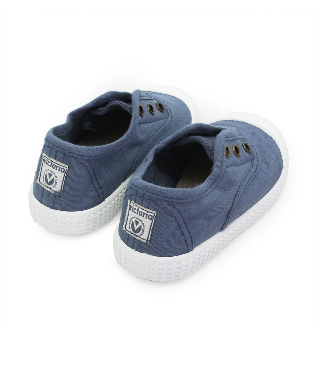 빅토리아슈즈 키즈(VICTORIA SHOES KIDS) 아동 잉글레사 코튼 라바다 스니커즈 (106627-AZUL)