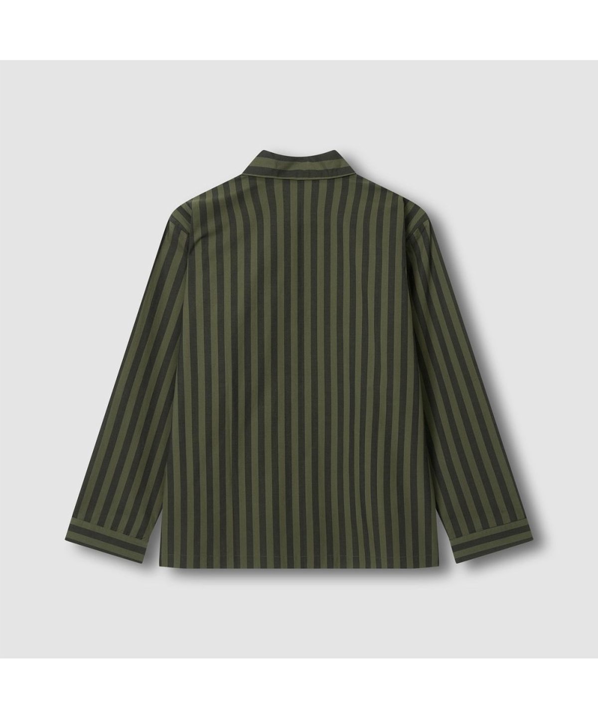 자주(JAJU) [공용] 60수 코튼 긴팔 라운지 셔츠 [S~XL]_다크 카키