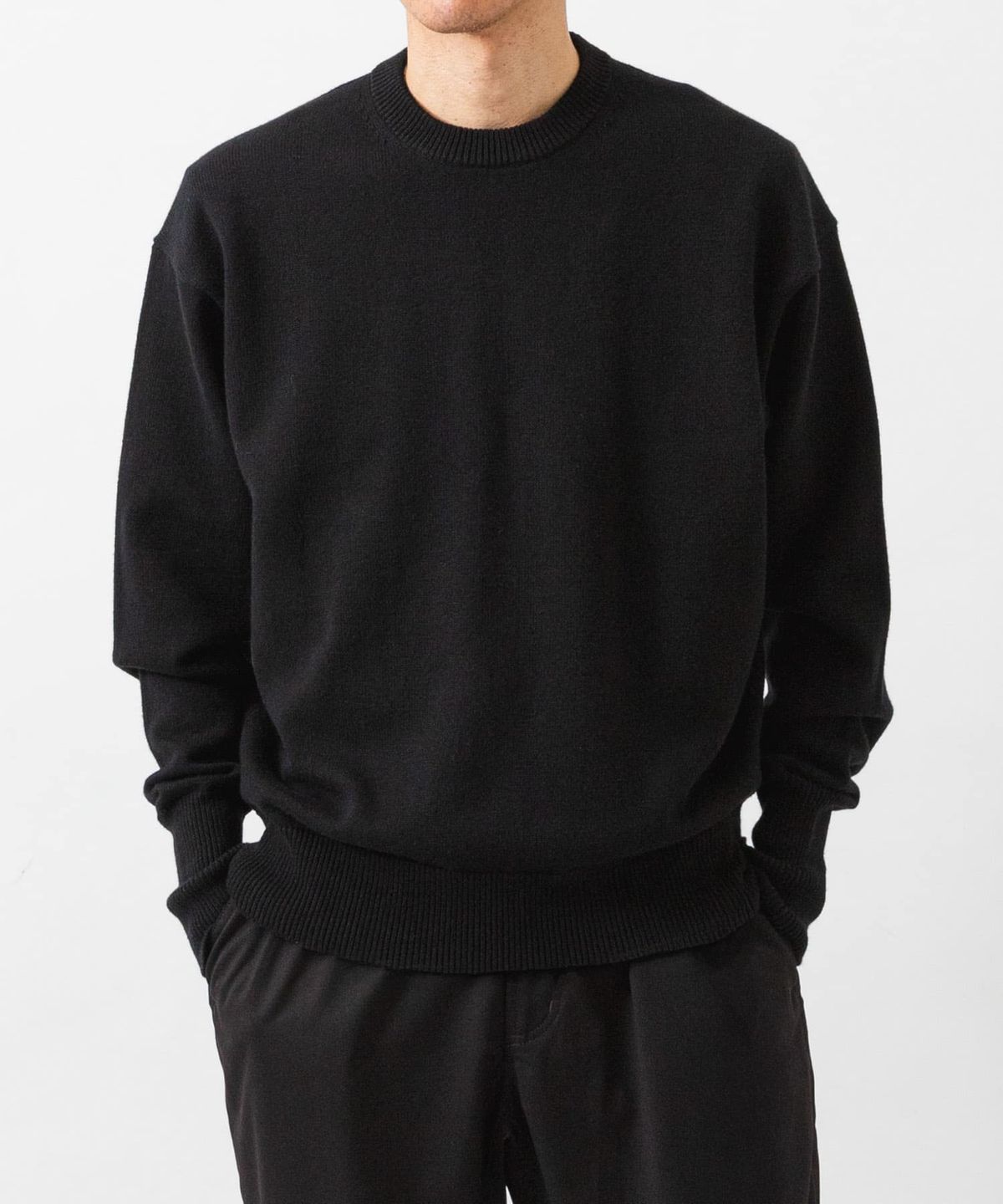 어반리서치(URBAN RESEARCH) C/CA Crew Neck Knit