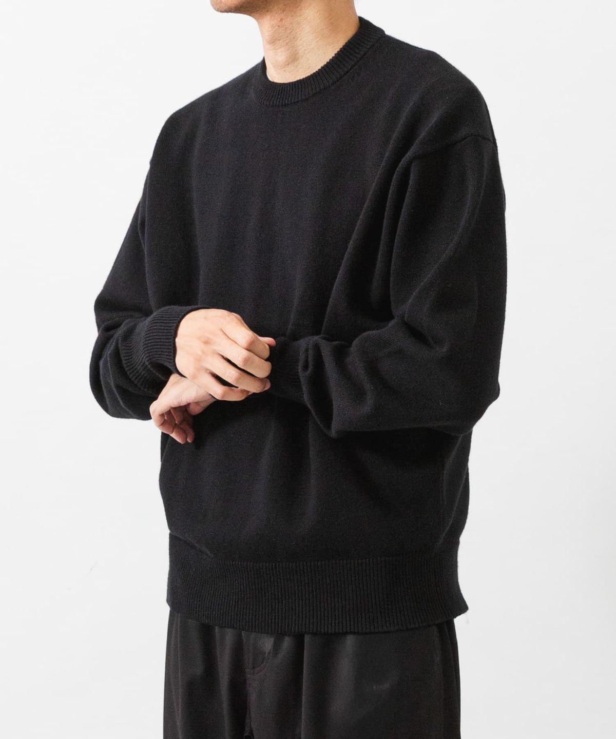 어반리서치(URBAN RESEARCH) C/CA Crew Neck Knit