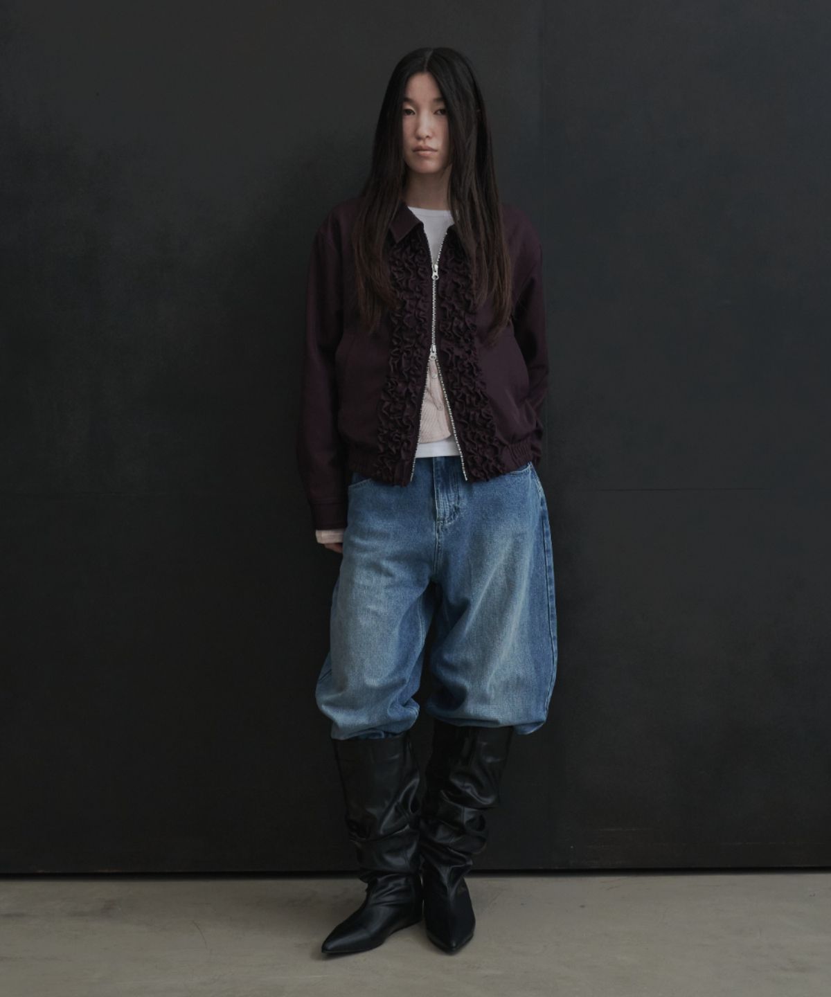 페케테(FEKETE) Slouch Boots