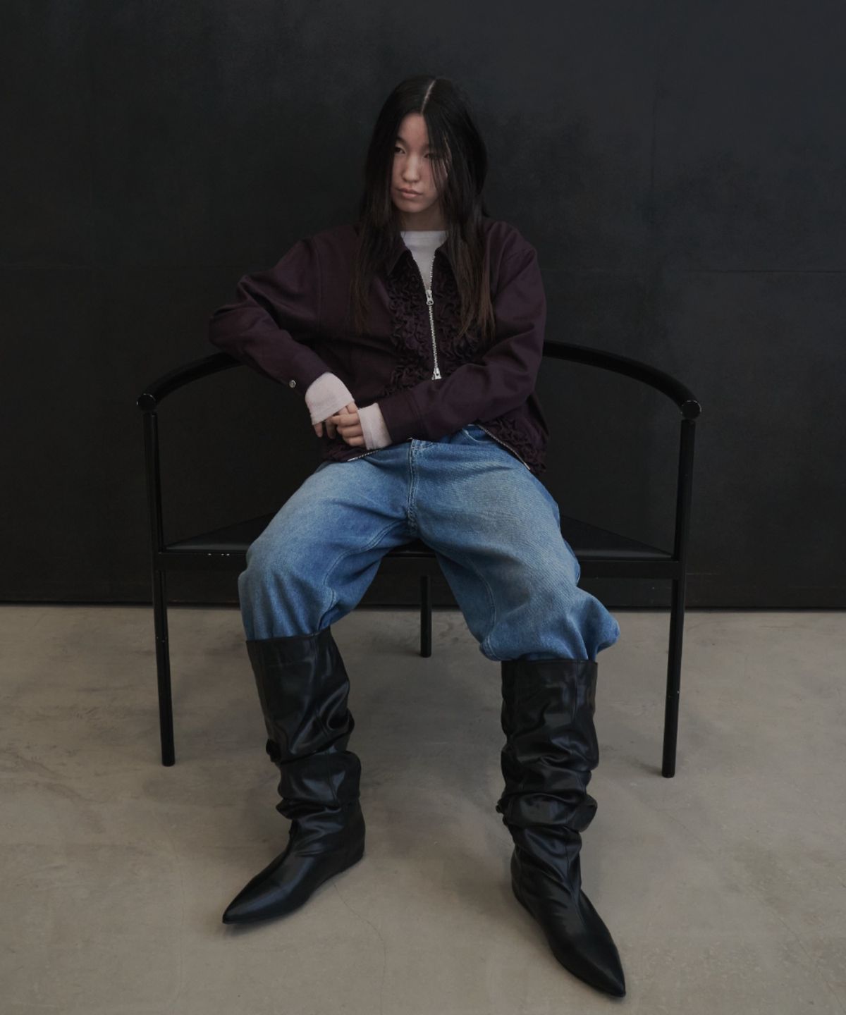 페케테(FEKETE) Slouch Boots