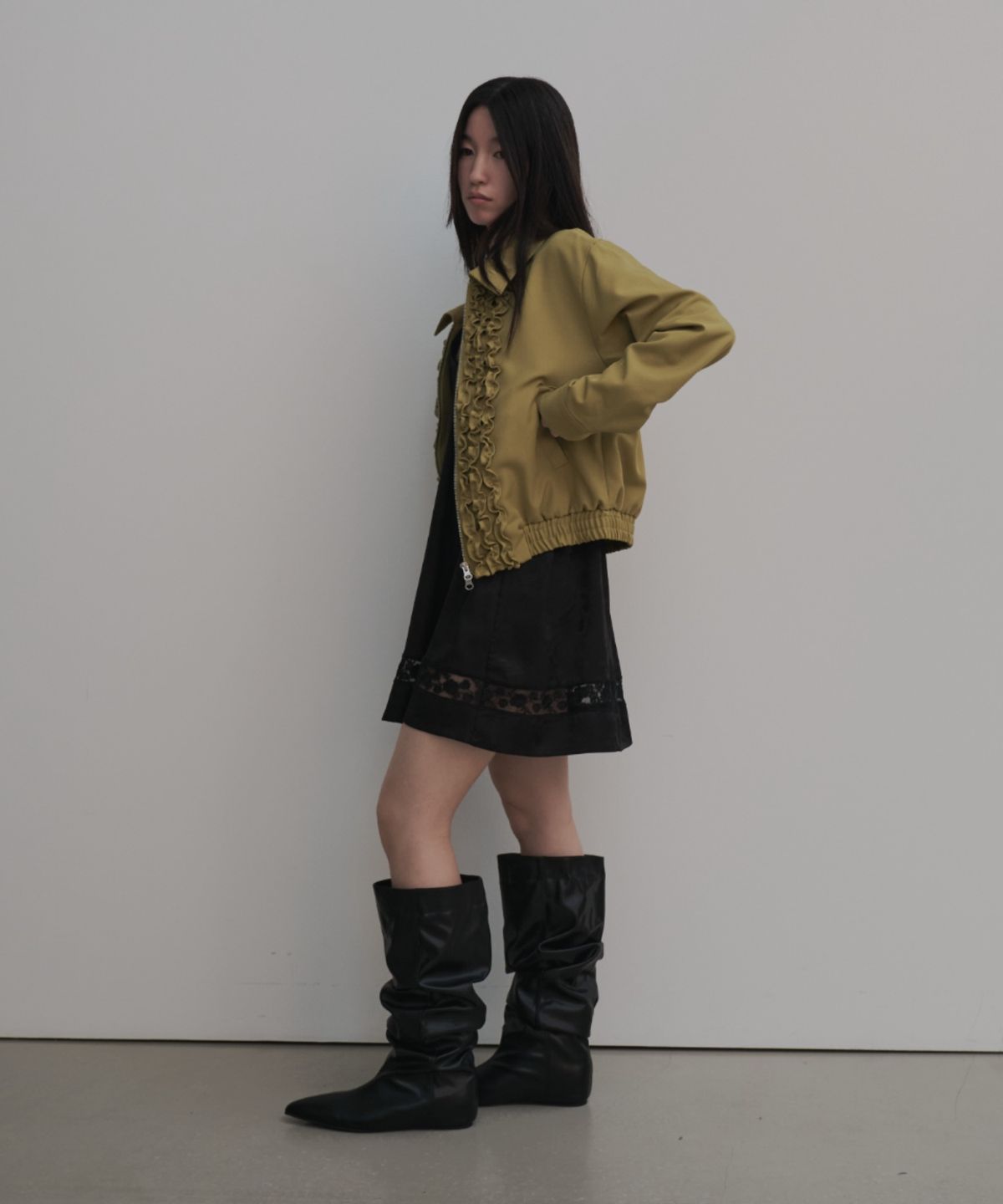 페케테(FEKETE) Slouch Boots
