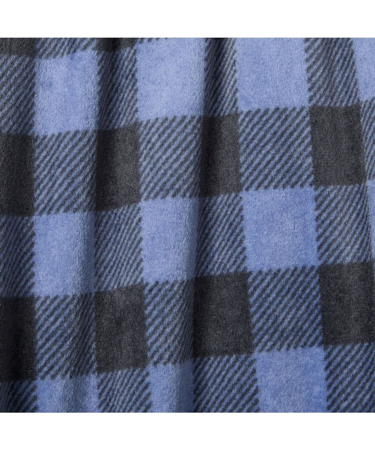 자주(JAJU) 남 밍크 플리스 패턴 파자마 팬츠_다크 블루
