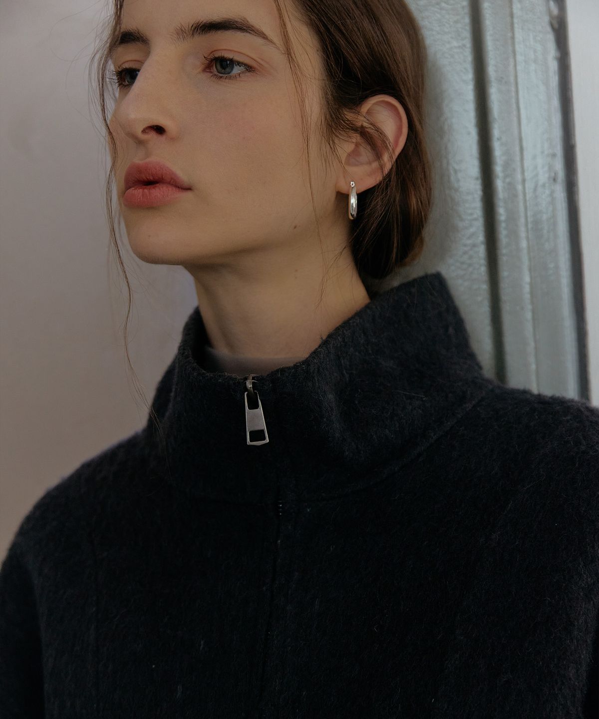 스르비(SELEVER) Alpaca Wool Handmade Blouson_4 Color