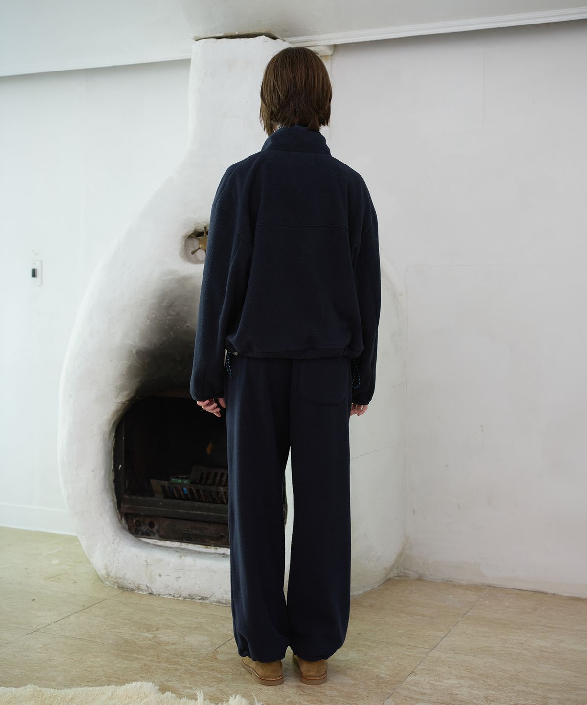 프리터(FRITUR) Soft Fleece Pants Navy_F263PT07