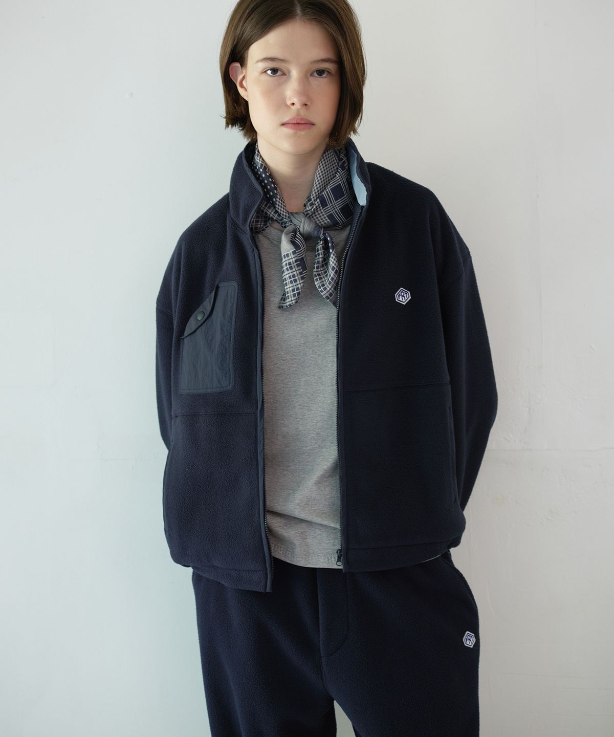 프리터(FRITUR) Soft Fleece Pants Navy_F263PT07