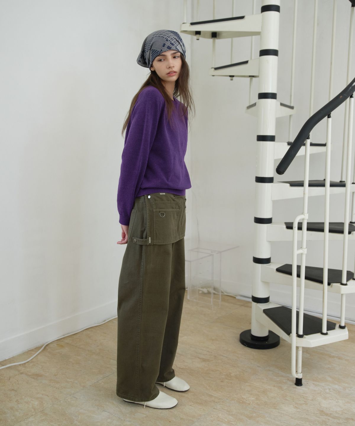 프리터(FRITUR) Dover Basic Knit Purple_F263KN08