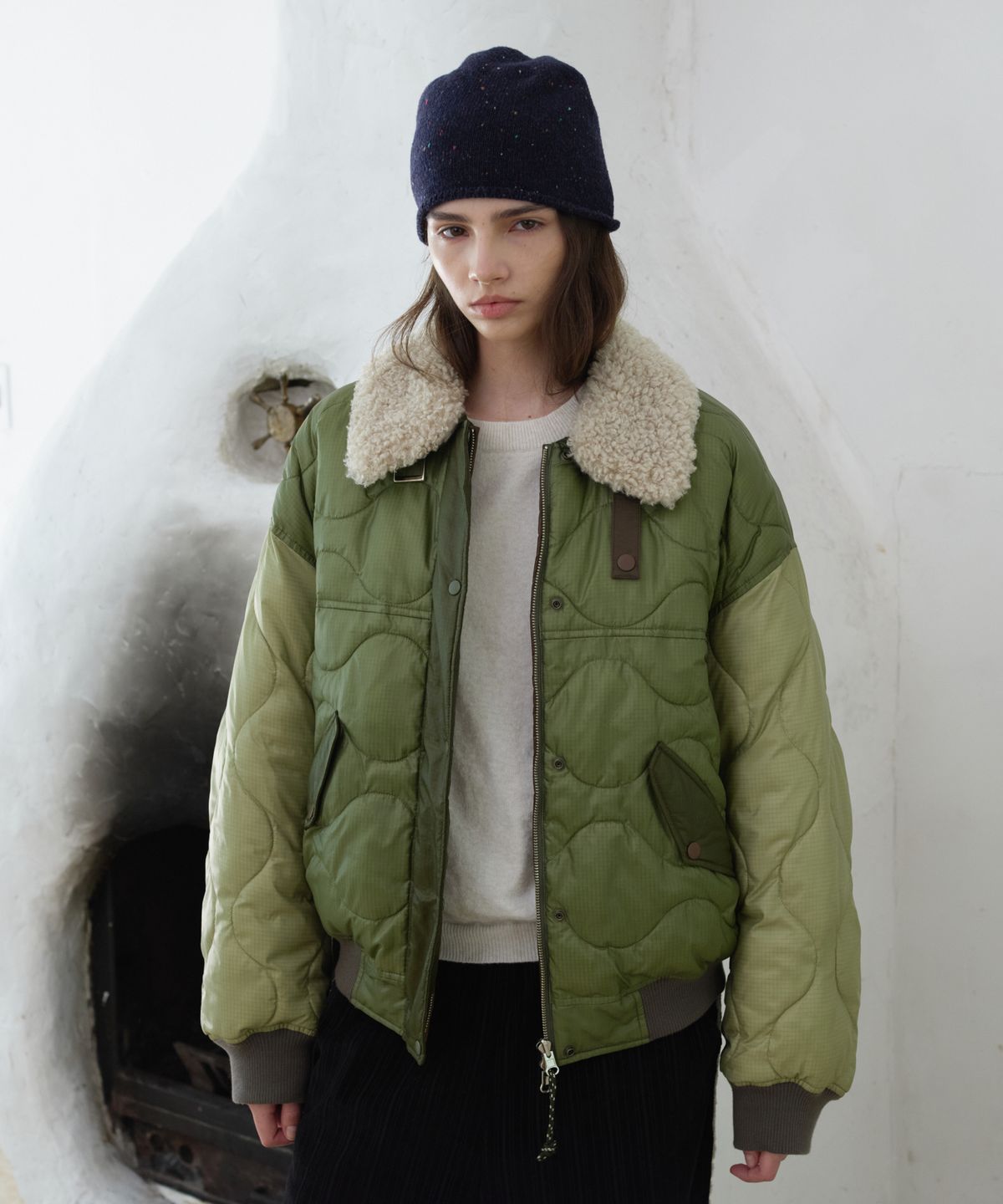 프리터(FRITUR) Dover Basic Knit Ivory_F263KN08