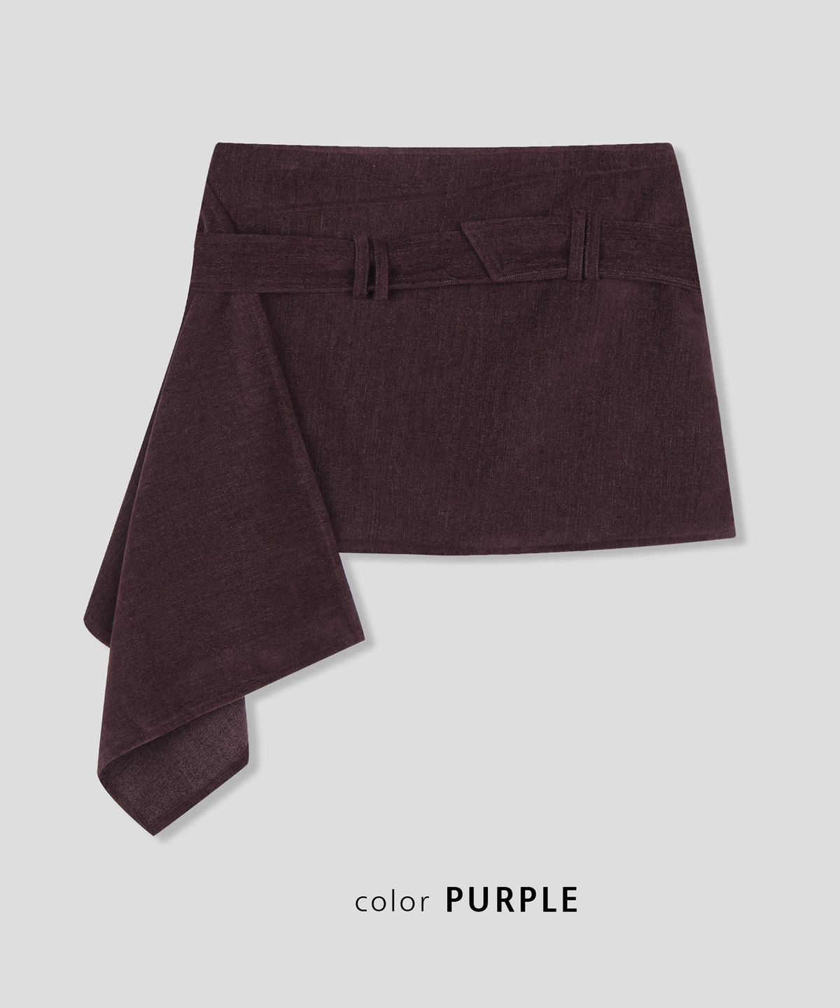 스르비(SELEVER) Marlow Utility Wrap Skirt_2 Color