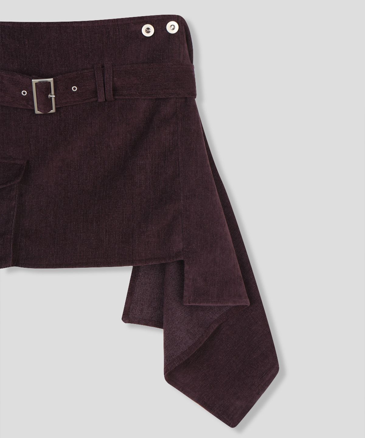 스르비(SELEVER) Marlow Utility Wrap Skirt_2 Color