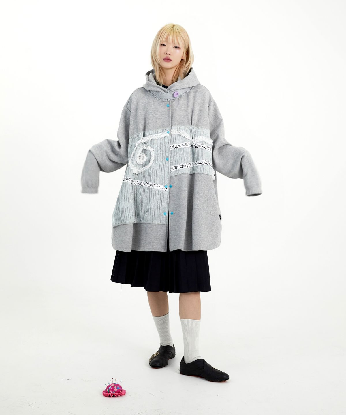 무늬드문익(MOONUI DE MOONIQUE) Swirl hoodie_스월후디
