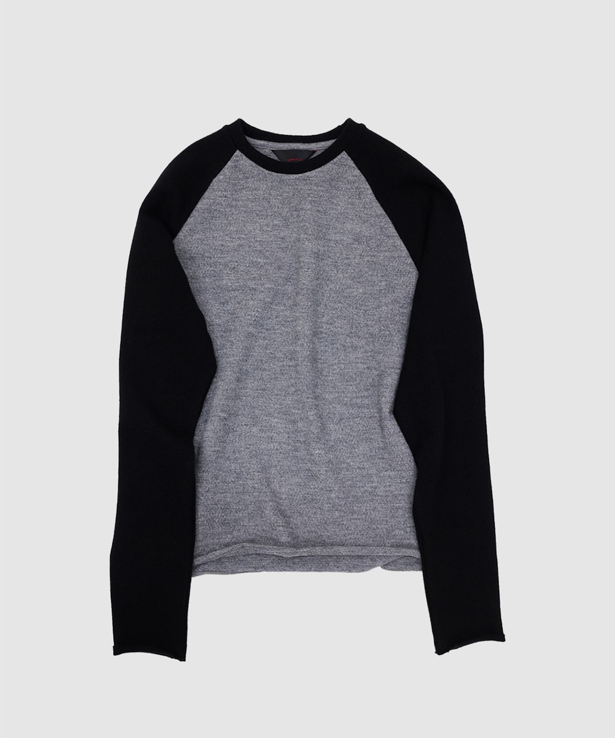 애니타임로릭(ANYTIME LOREAK) HEATHER RAGLAN KNIT - BLACK