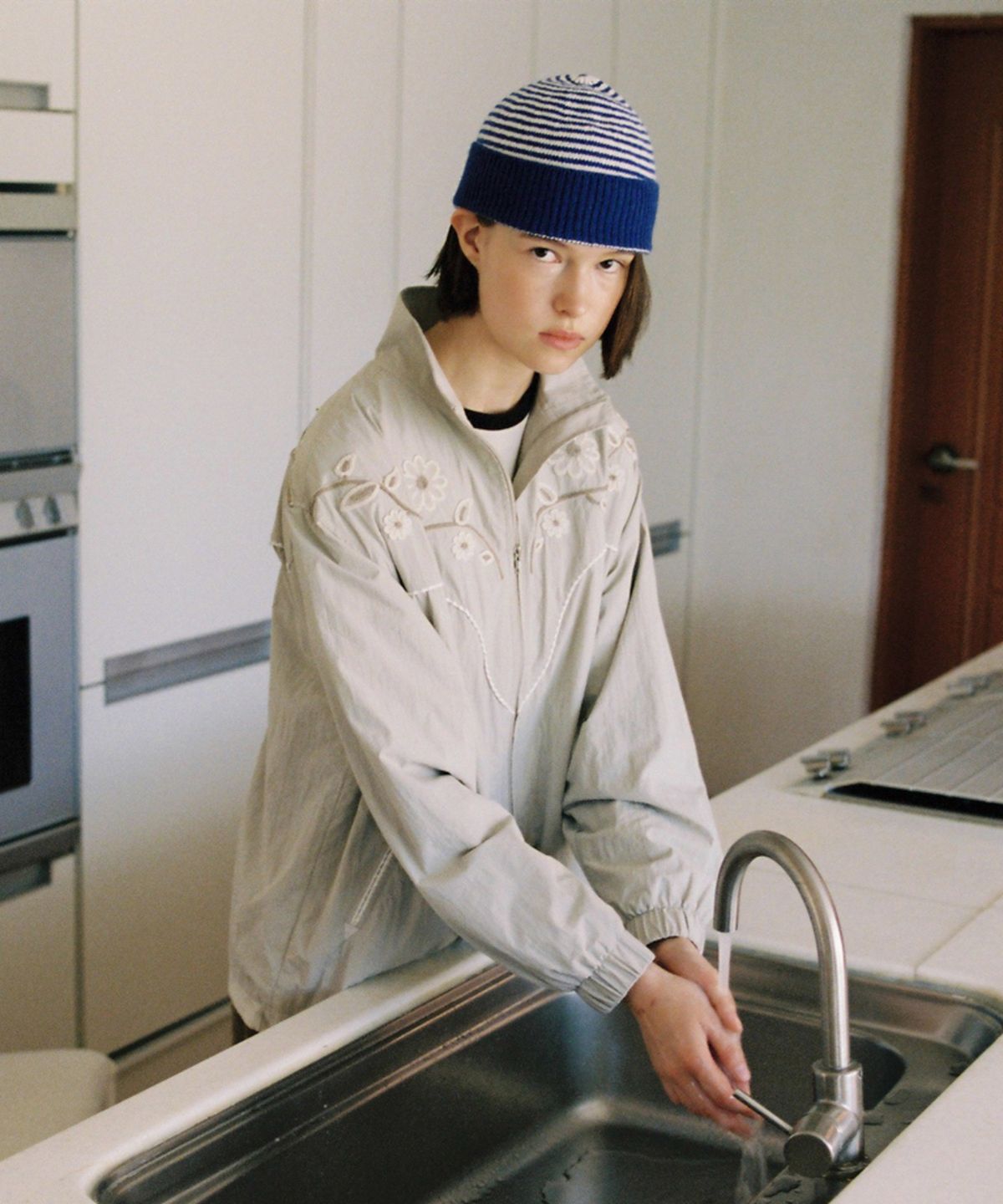 프리터(FRITUR) Wally Rollup Beanie Blue_F263HT09