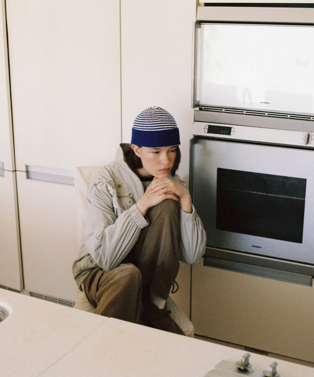 프리터(FRITUR) Wally Rollup Beanie Blue_F263HT09