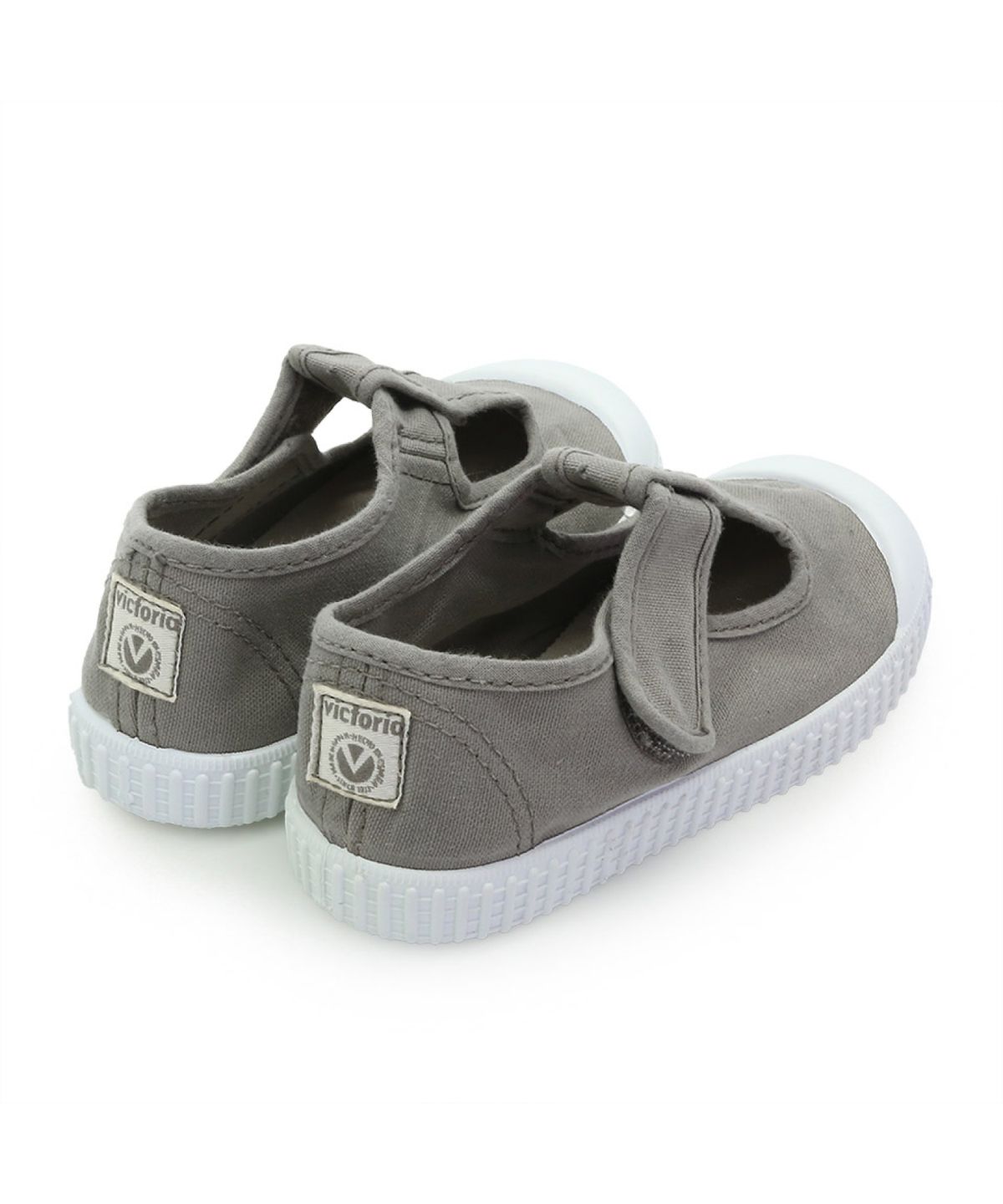 빅토리아슈즈 키즈(VICTORIA SHOES KIDS) 아동 틴다다 코튼 티스트랩 샌들 (136625-GRIS)