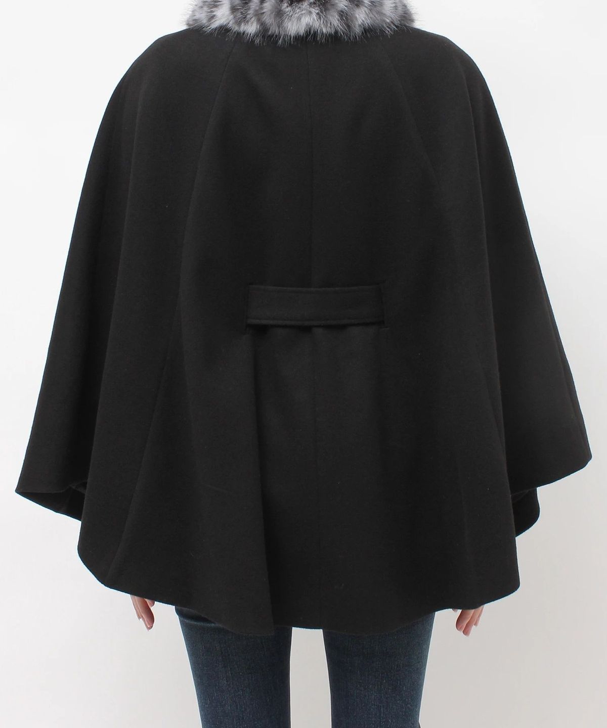 제이다(GYDA) Symmetry GYDA 3way Faux Fur Cape Coat