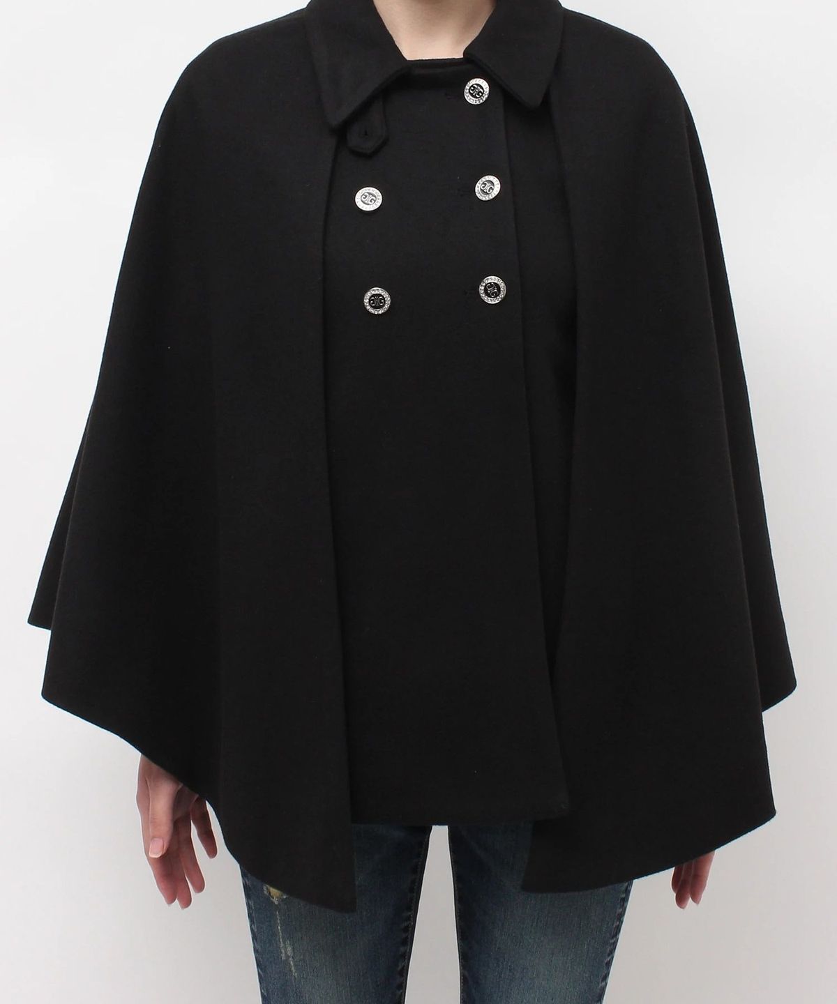 제이다(GYDA) Symmetry GYDA 3way Faux Fur Cape Coat