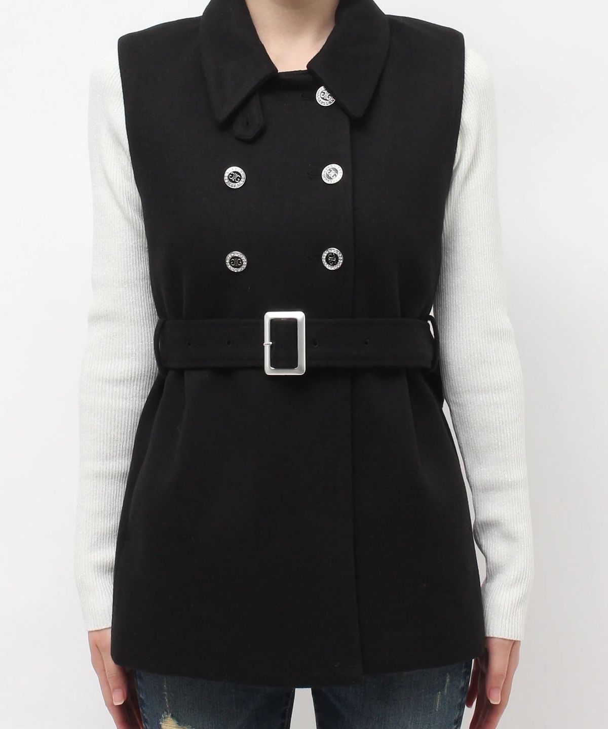 제이다(GYDA) Symmetry GYDA 3way Faux Fur Cape Coat