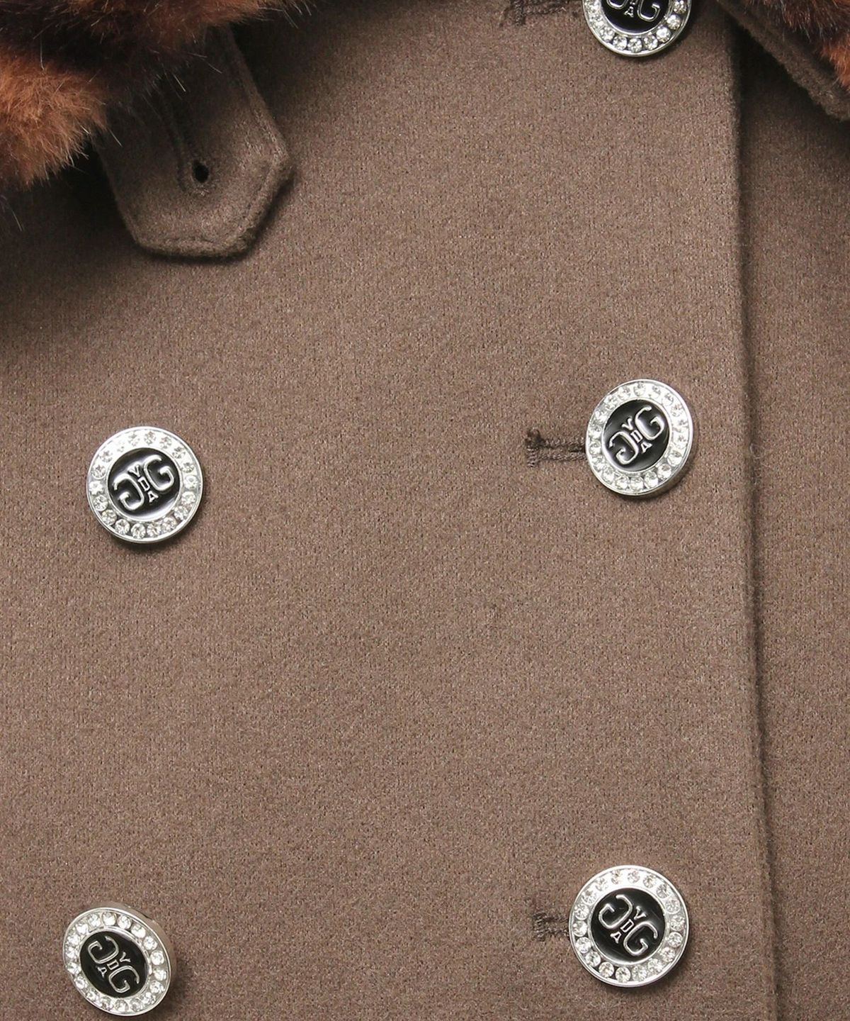 제이다(GYDA) Symmetry GYDA 3way Faux Fur Cape Coat