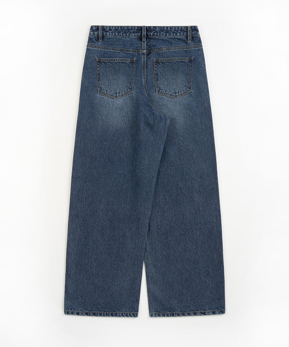 토피(TOFFEE) 모어 와이드 데님 팬츠 (WASHED INDIGO)