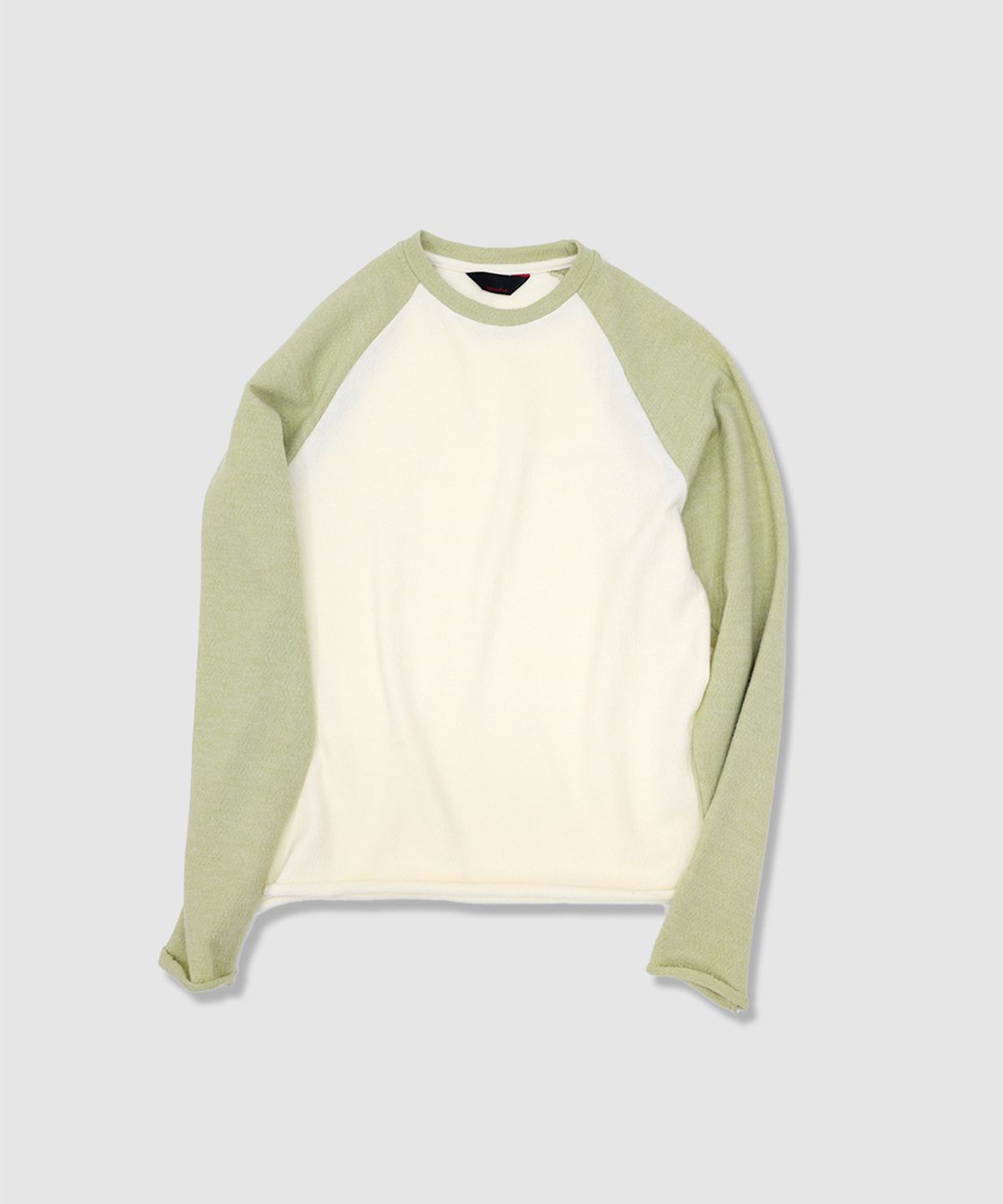 애니타임로릭(ANYTIME LOREAK) HEATHER RAGLAN KNIT - AVOCADO
