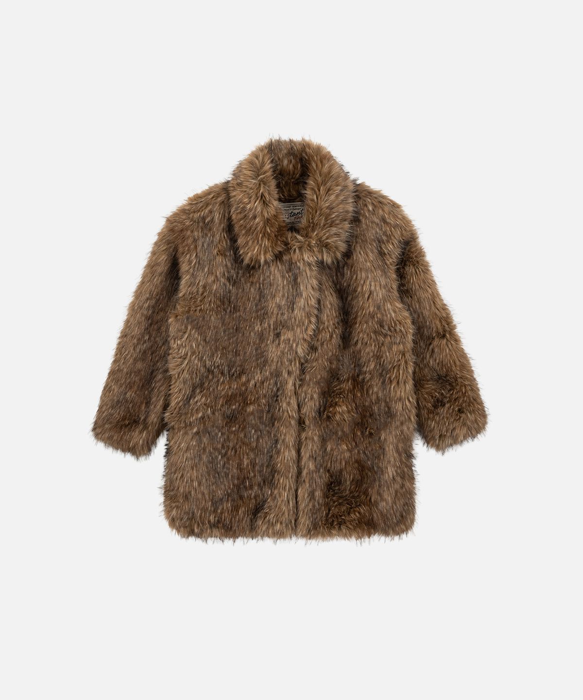 인스턴트펑크(INSTANTFUNK) [가을S PICK] VINTAGE RACOON FUR COAT - BROWN
