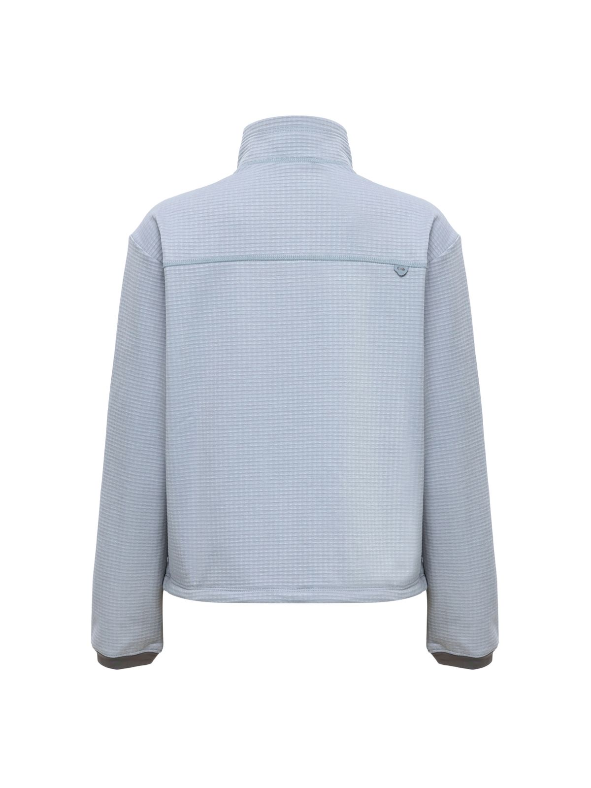 아이더(EIDER) AERO WAVE (에어로 웨이브) 여성 짚업 티셔츠_Grayish BLUE_DWW26206GB