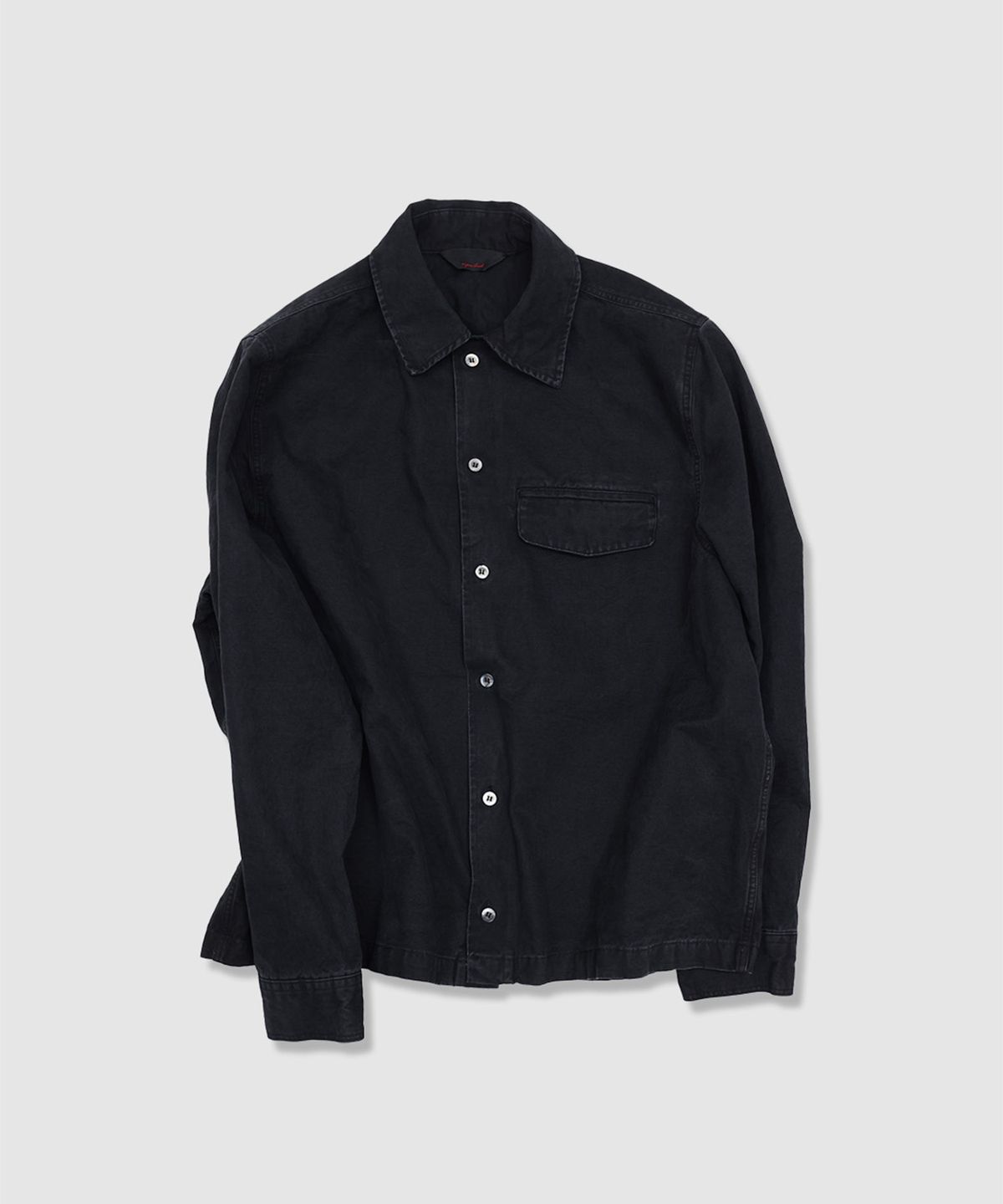 애니타임로릭(ANYTIME LOREAK) PANSY VINTAGE SHACKET - BLACK