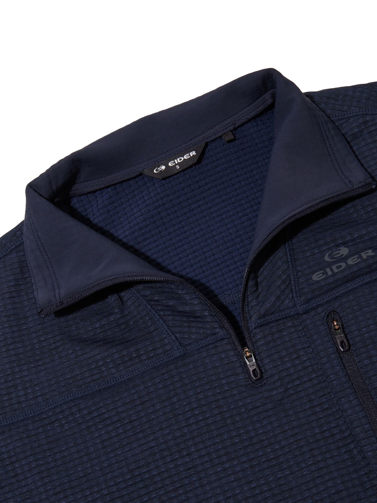 아이더(EIDER) AERO WAVE (에어로 웨이브) 여성 짚업 티셔츠_Dark Navy_DWW26206N9