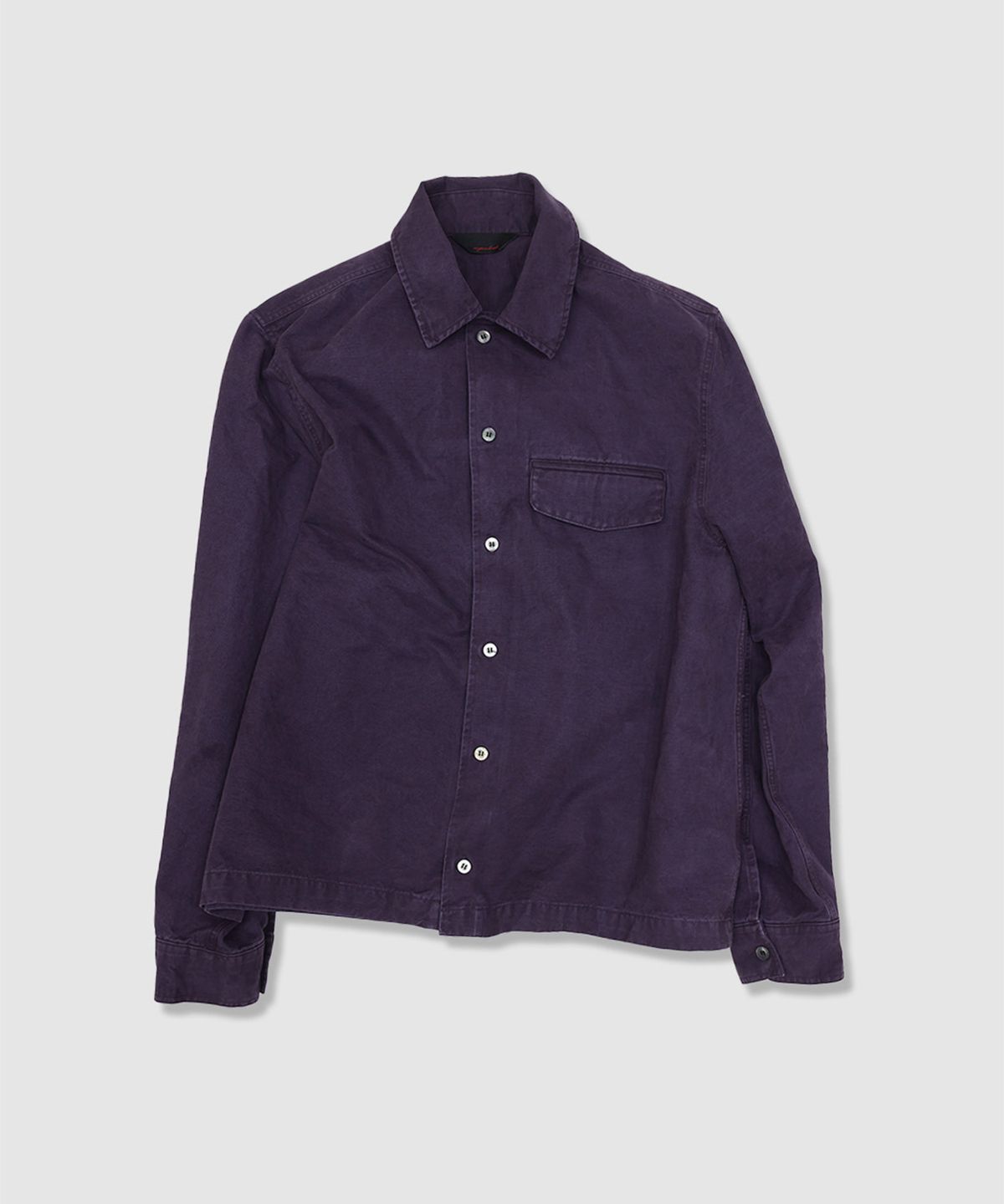 애니타임로릭(ANYTIME LOREAK) PANSY VINTAGE SHACKET - PURPLE