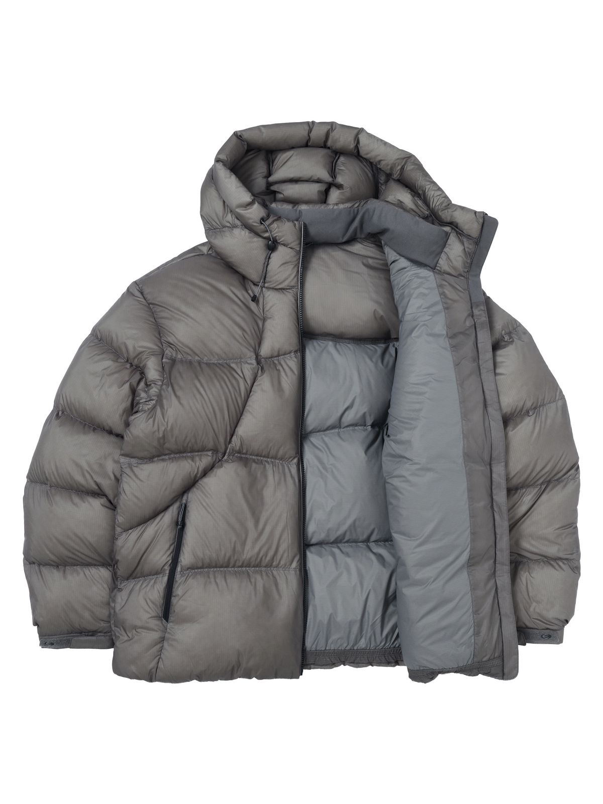 아이더(EIDER) GRATINUM (그래티넘) 남성 후디드 푸퍼 구스 다운 자켓_Grey_DMW26511C5