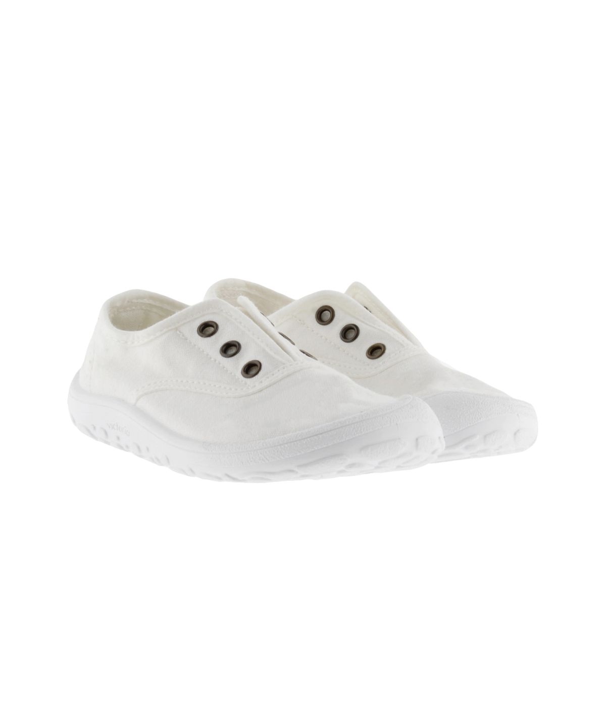 빅토리아슈즈 키즈(VICTORIA SHOES KIDS) 보스코 베어풋 코튼 스니커즈 (1370110-BLANCO)
