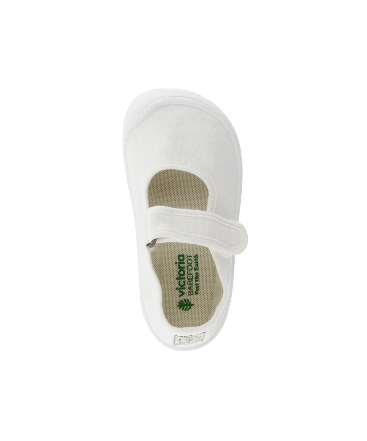 빅토리아슈즈 키즈(VICTORIA SHOES KIDS) 보스코 베어풋 메르세데스 코튼 스니커즈 (1370109-BLANCO)