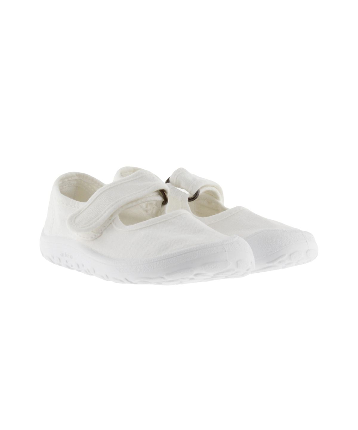 빅토리아슈즈 키즈(VICTORIA SHOES KIDS) 보스코 베어풋 메르세데스 코튼 스니커즈 (1370109-BLANCO)