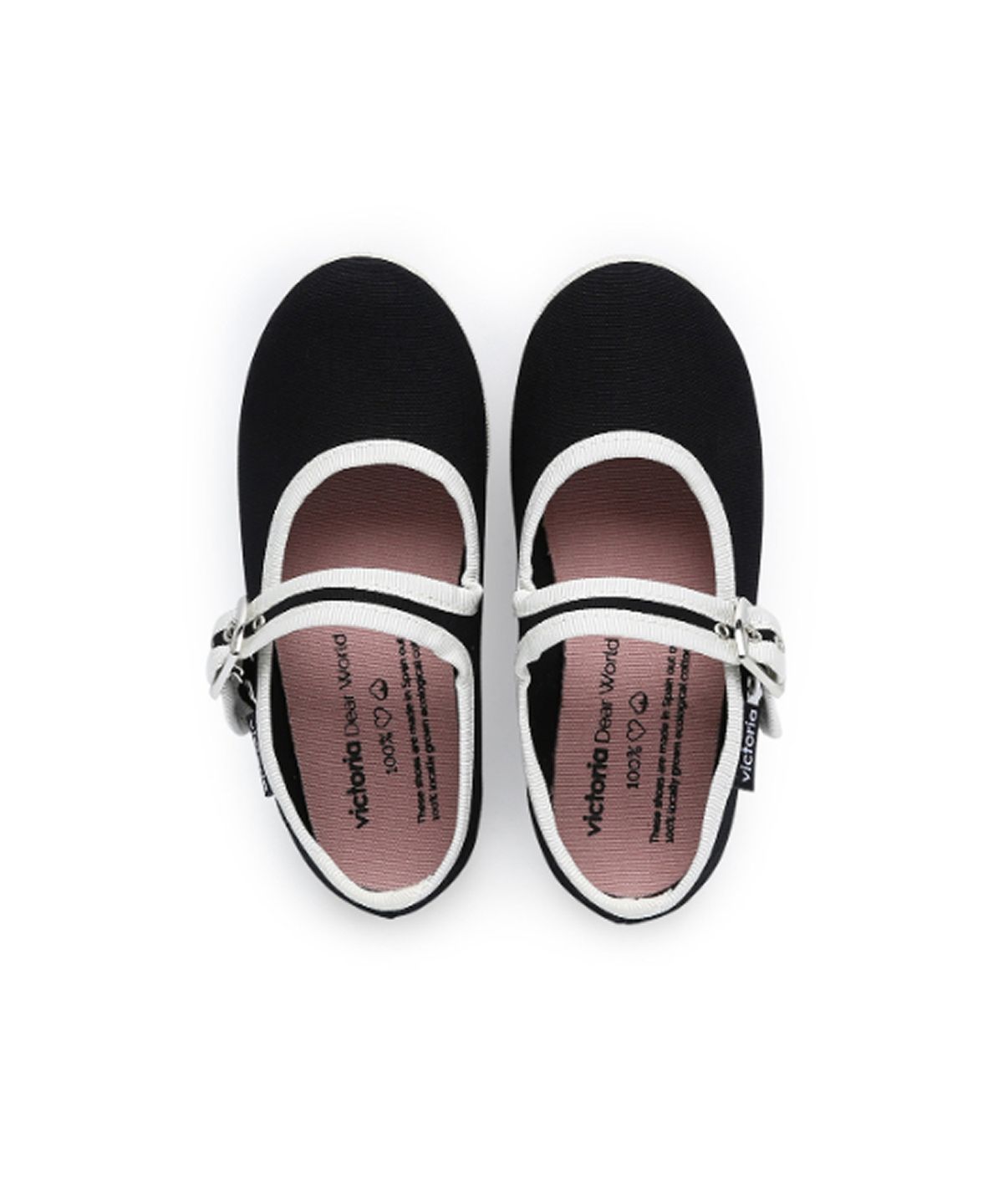 빅토리아슈즈 키즈(VICTORIA SHOES KIDS) 주니어 오다 캔버스 메리제인 (J1049117-NEGRO)